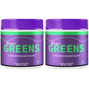 (2 Pack) Herpa Greens BCAA Powder All Natural for Overall Health and Wellness