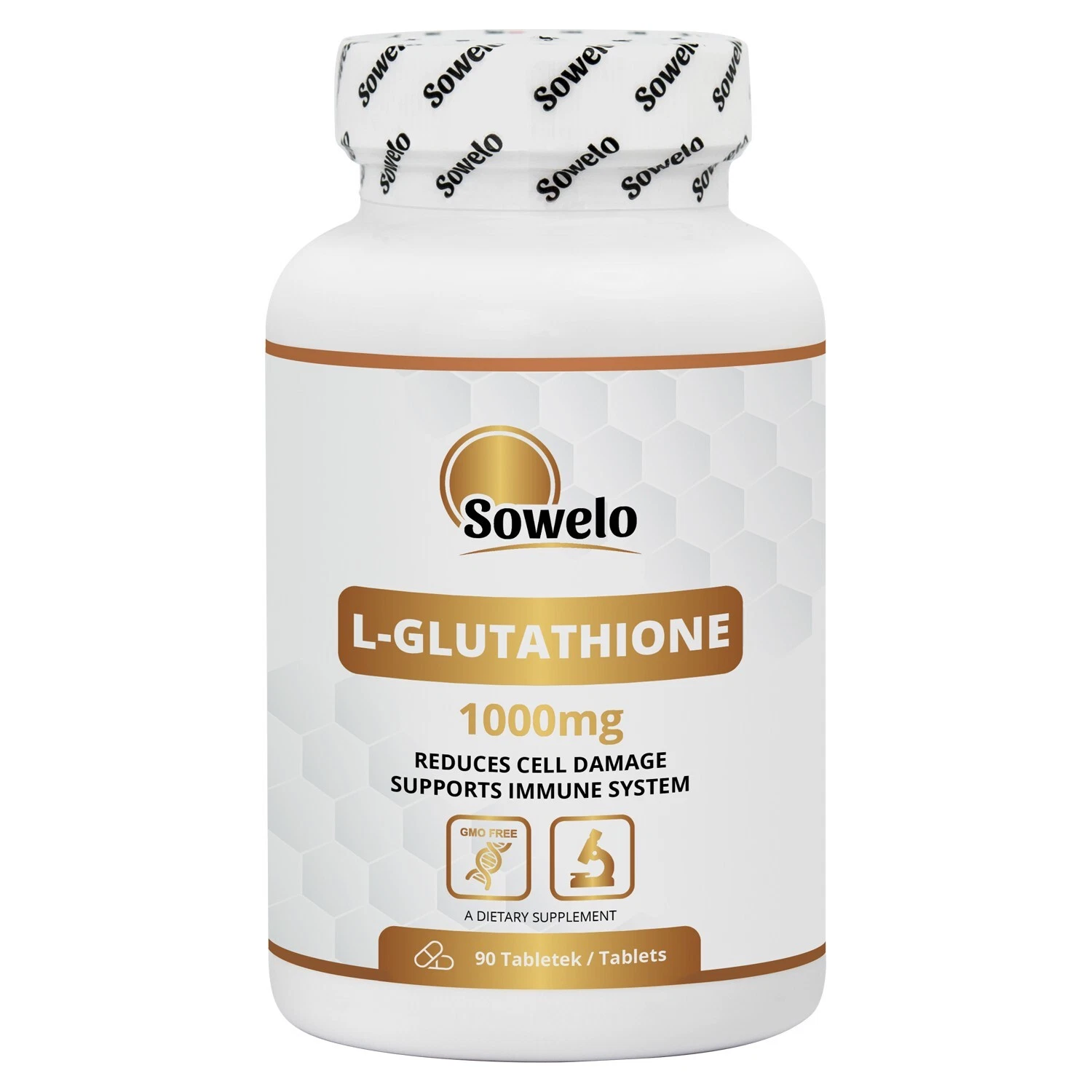 L-Glutathione 1000mg – Antioxidant, Immune Support & Cell Protection – Sowelo