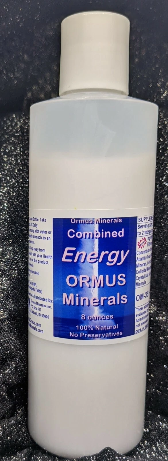 Combined Energy Ormus Ocean Mental Health Clarity Vision Support immunity 8oz