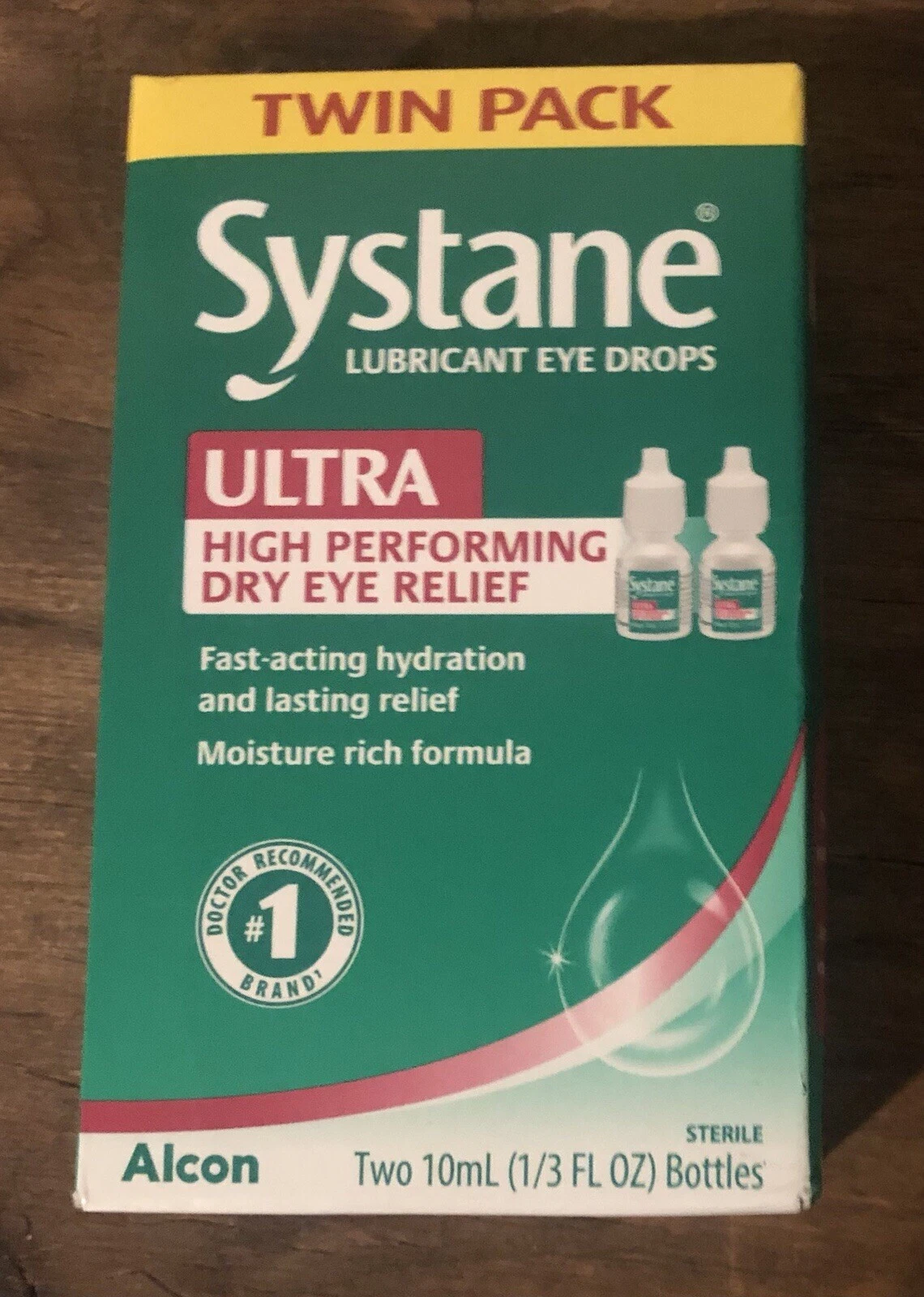 Systane 1431-41 Ultra Lubricant High Performance Eye Drops Bonus Pack 1/3 oz