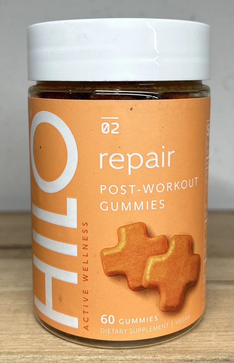 HILO - Repair Post Workout 120 Gummies - Ginger Turmeric Curcumim 2