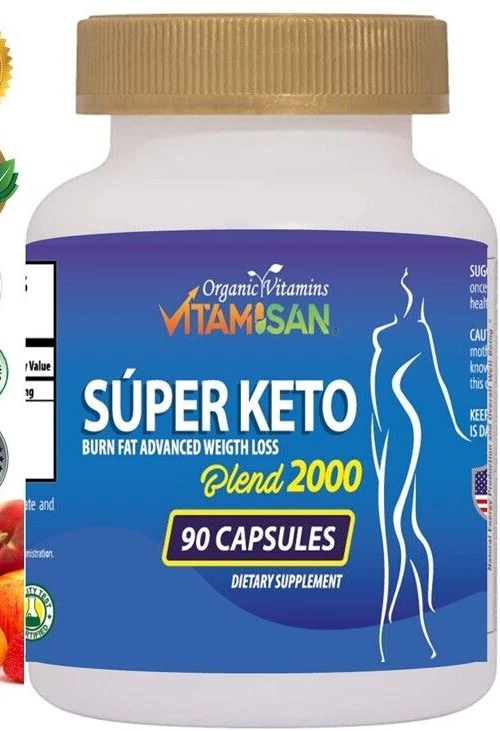 KETO Diet Pills Best BHB Ketogenic Weight Loss Fat Burn Supplement 90