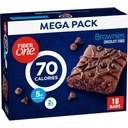 Fiber One 70 Calorie Brownies, Chocolate Fudge, Snack Bars, 18 Bars, 16 oz