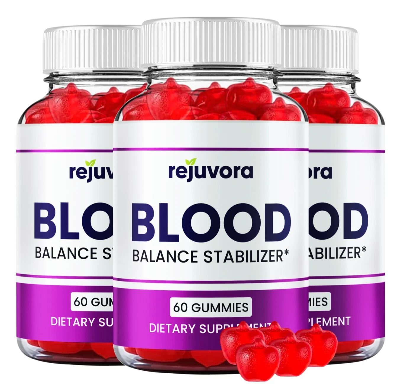 Rejuvora Blood Stabilizer - Advanced Formula Blood Support Gummies ( 3 Pack )