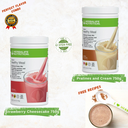 Strawberry Cheesecake and Pralines & Cream 750g Protein Meal Replacement Shake
