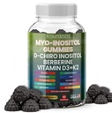 Sugar Free Inositol Gummies, Myo-Inositol & D-Chiro Berberine Vitamin D3 K2 DIM