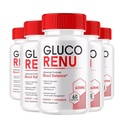 5-Pack Gluco Renu, Glyco Optimizer Blood Balance GlucoRenu Pills - 300 Capsules