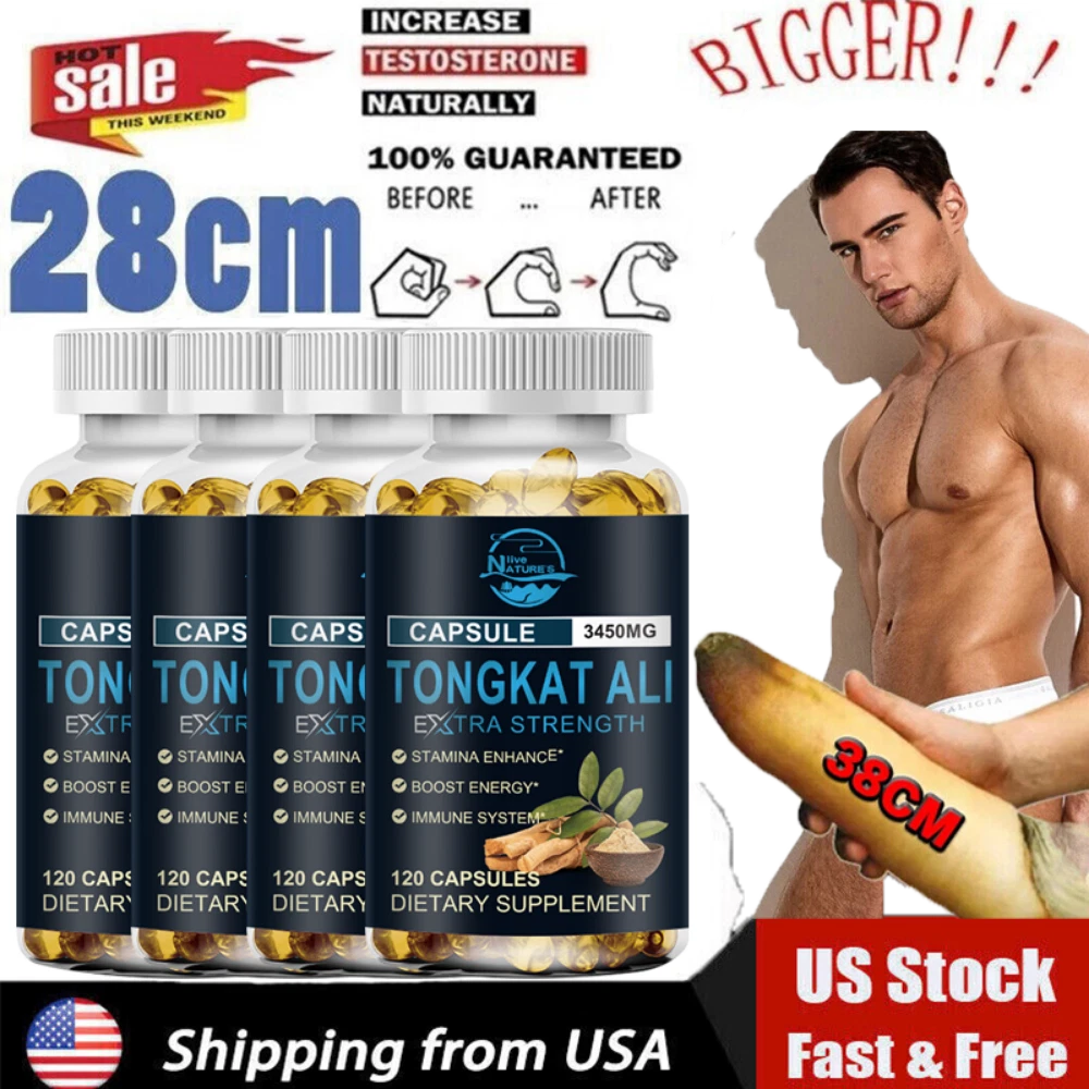 #1 BEST-MALE ENLARGER THICKER LONGER BIGGER 4" GROWTH ENLARGEMENT PILLS EXP 2027