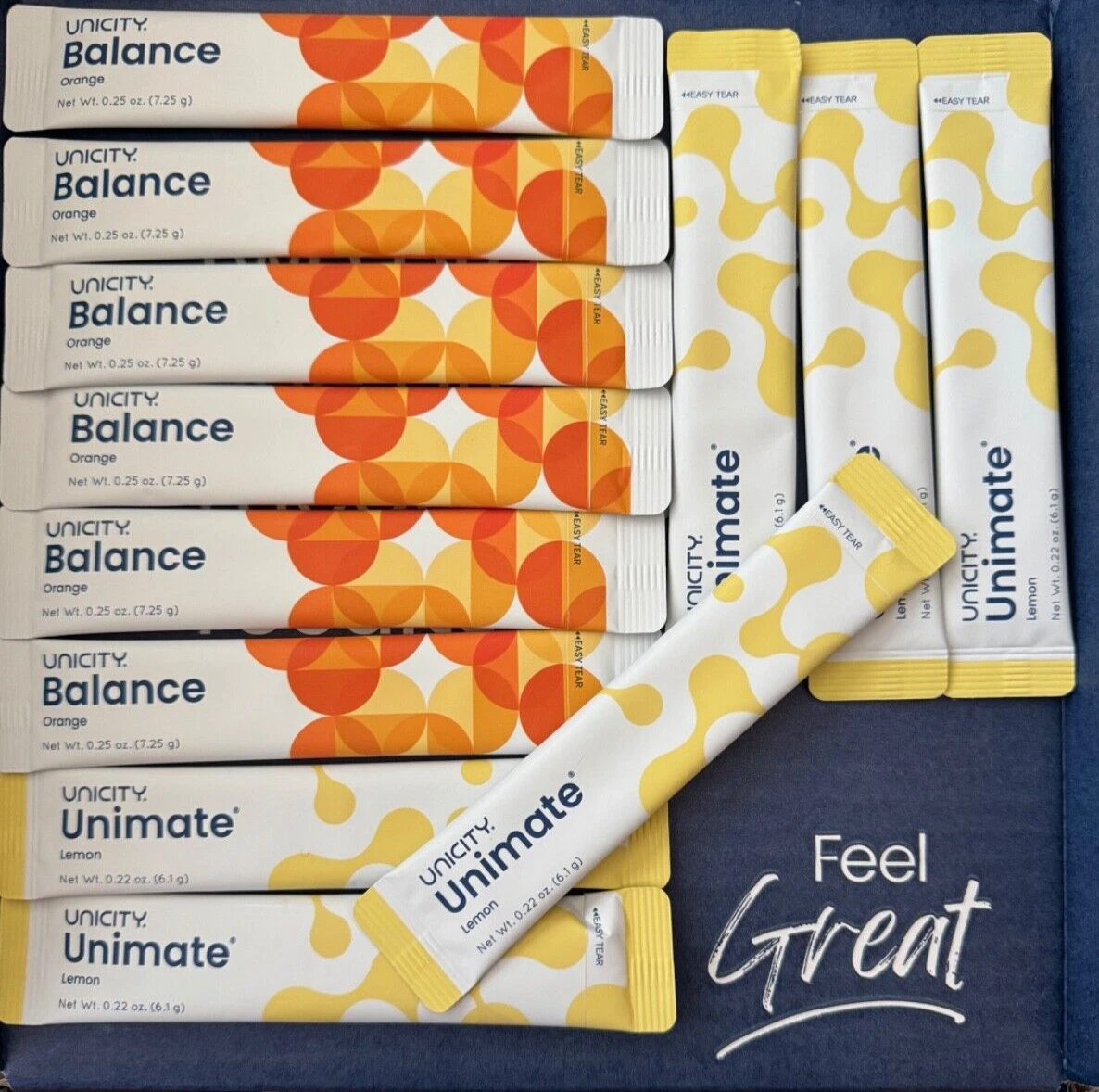 Unicity Feel Great Combo ~ Balance 6 packs & Unimate Lemon 6 packs - Exp 2026