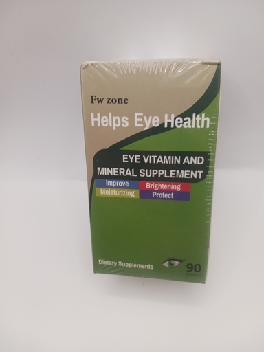[396842508531] Zoone Eye Vitamin and Mineral Supplement For Eye Health 90 Ct. New Exp 3/2027