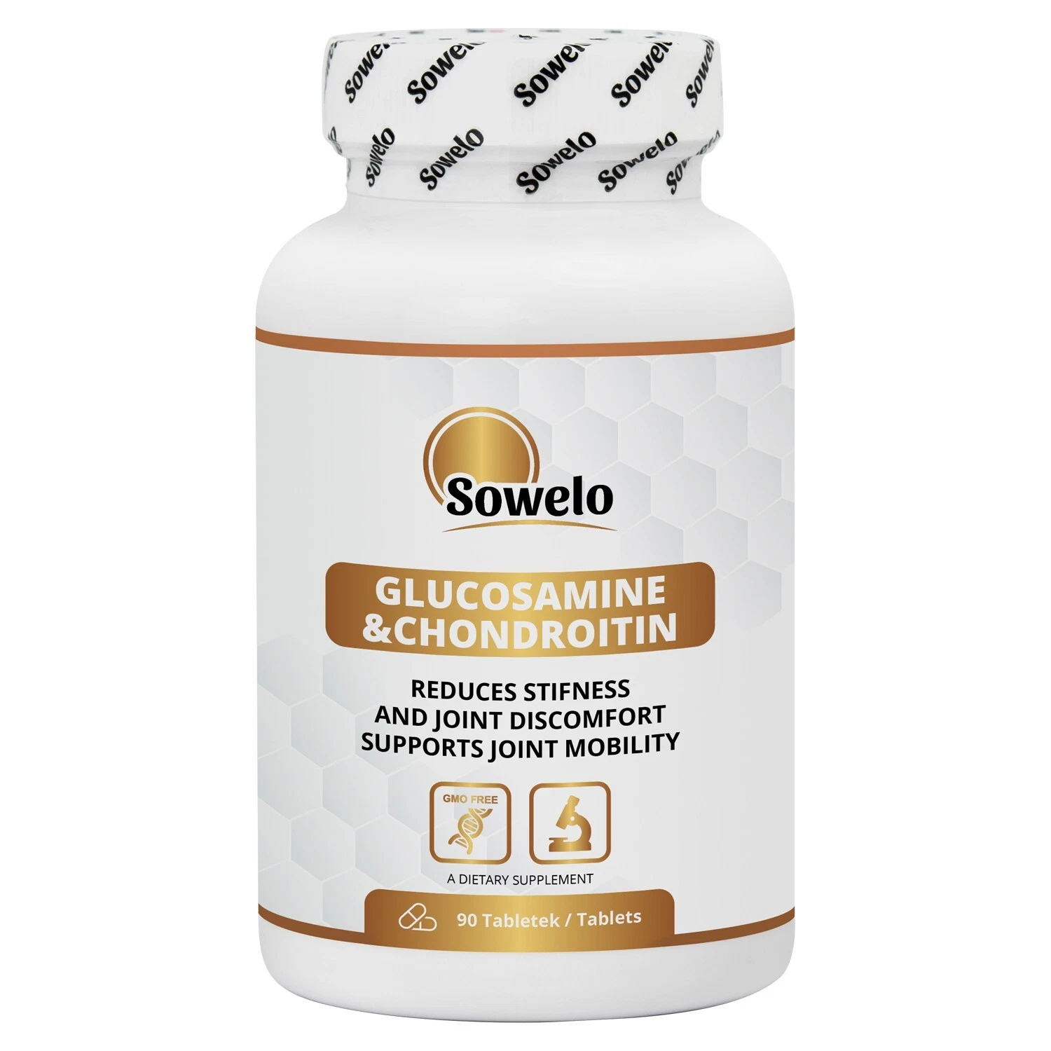 [364788278752] Glucosamine & Chondroitin Tablets – Joint Support & Mobility Aid – Sowelo