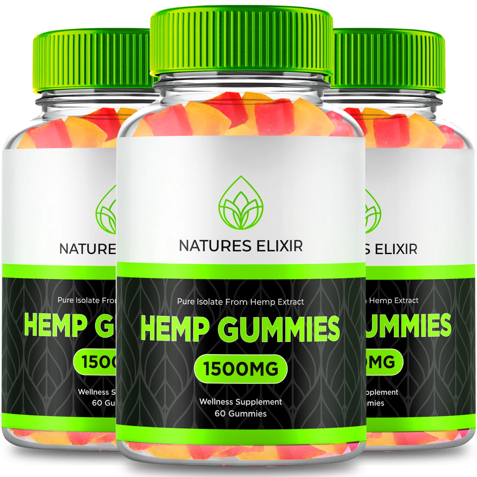 (3 Pack) Nature's Elixir Gummies, Health & Wellness Support Gummy (180 Gummies)