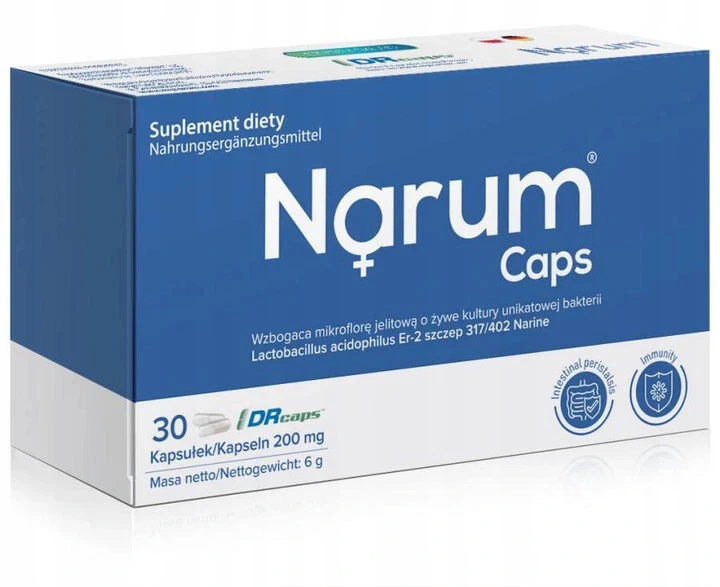 Narum Narine 30/60/90 Lactobacillus acidophilus Er-2 Strain 317/402 Probiotic