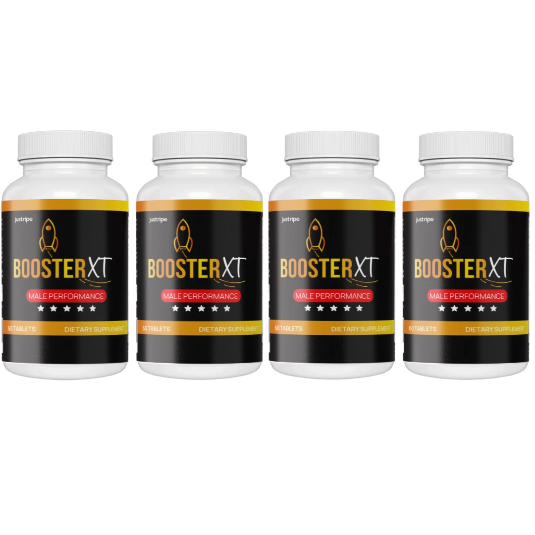 Booster XT Supplement for Male Enhancement Performance - 4 Bottles