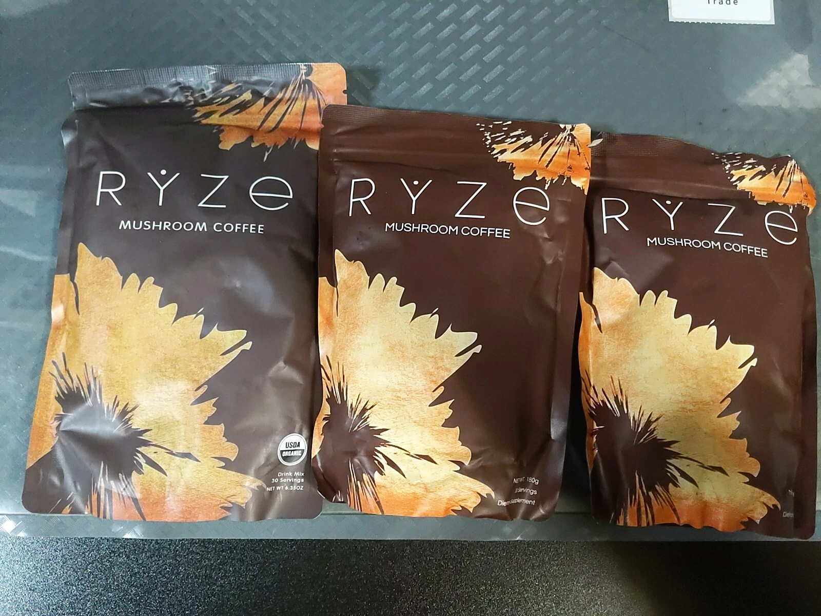 Ryze Mushroom Coffee 3 Bags (90 Servings) Exp 05/2026