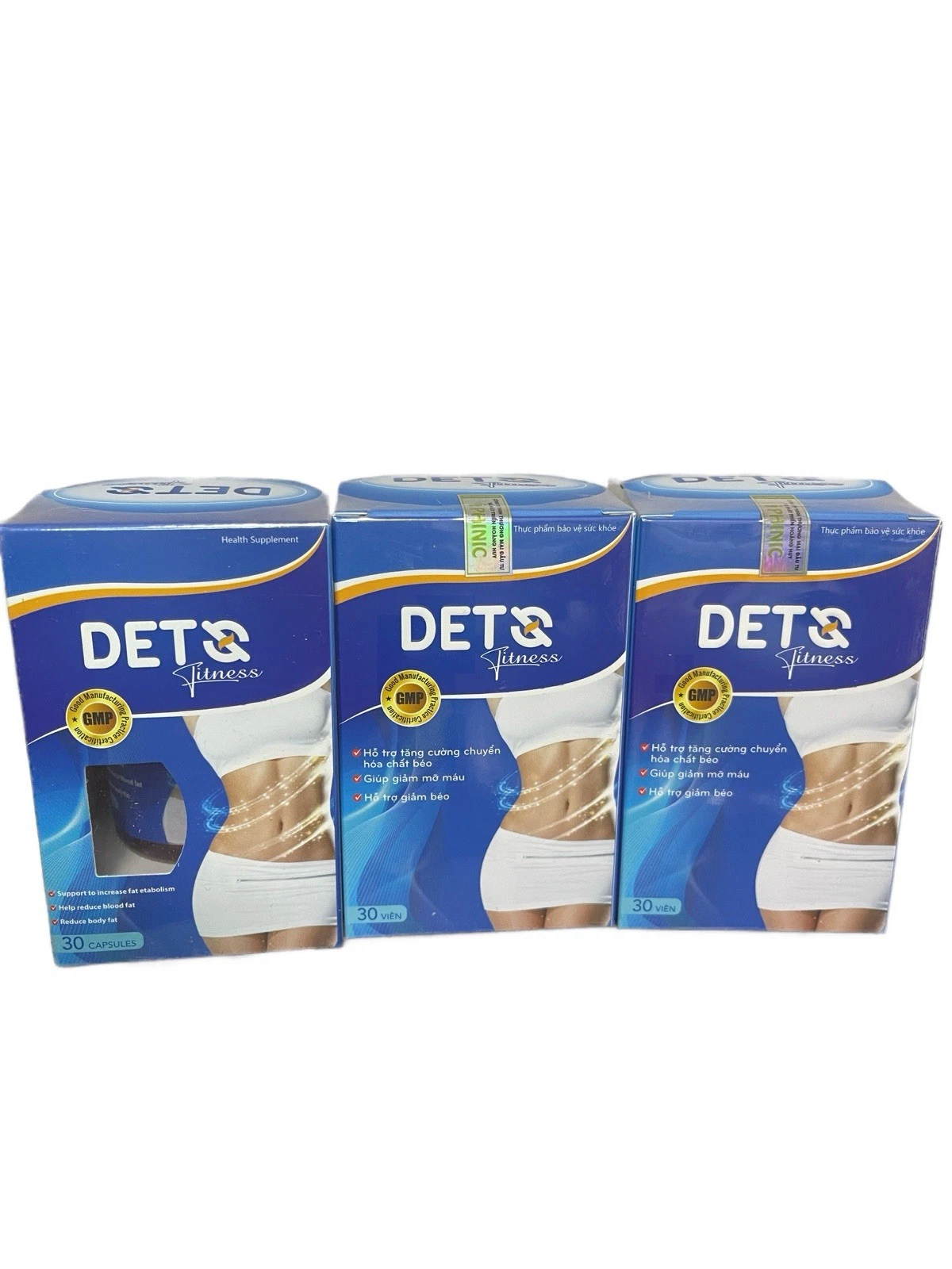 [316896829609] Deto Fitness Dets supplement set of 3 bottles