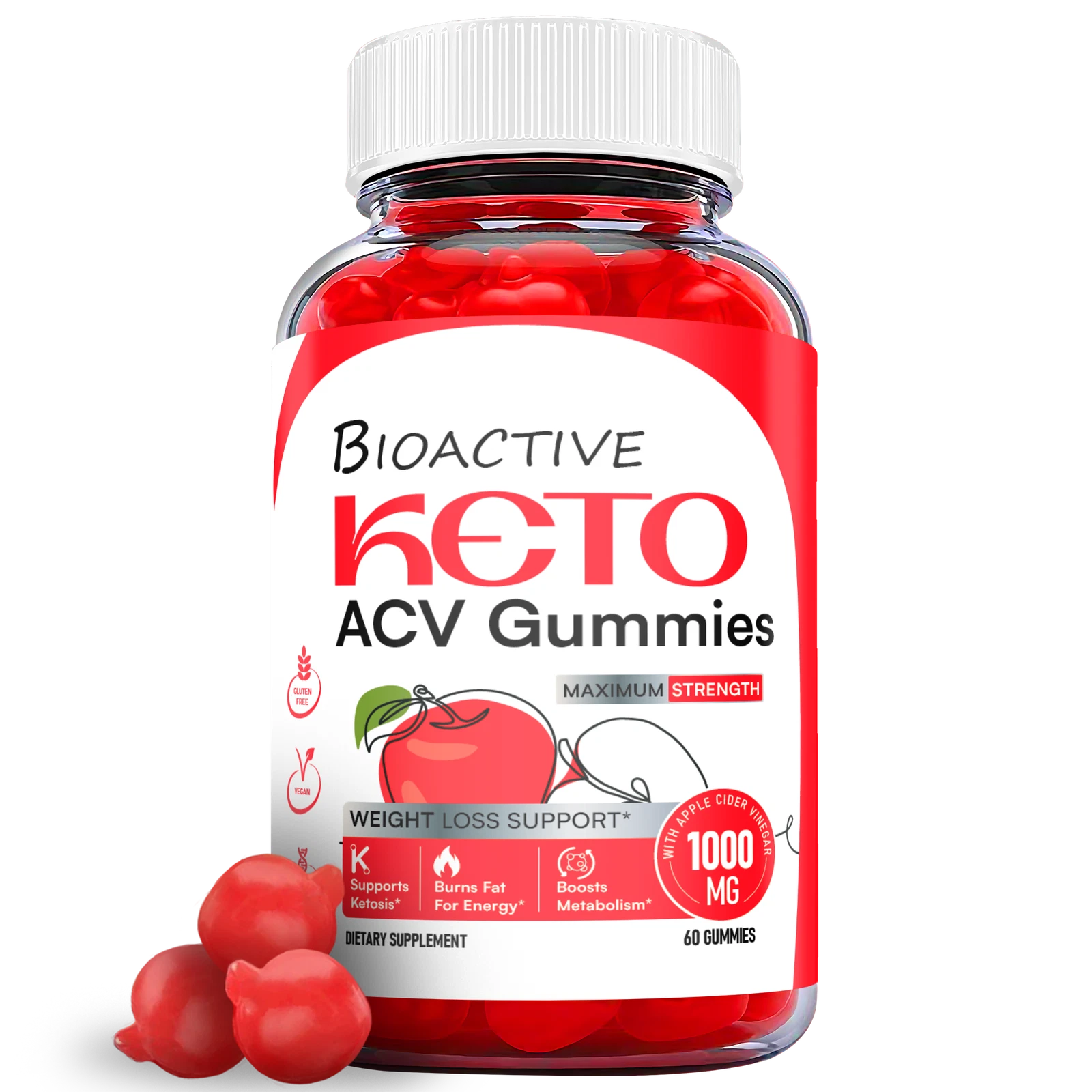 Bioactive Keto Gummies - Bioactive ACV Keto Gummys Weight Loss OFFICIAL - 1 Pack