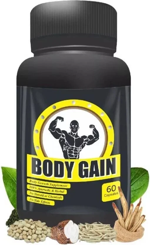 BODY GROW WEGHT GAIN 60 CAP MEN FREE SHIPPING