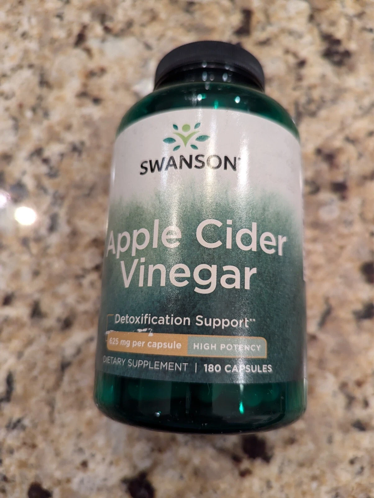 Swanson Herbal Supplements Apple Cider Vinegar 625 mg Capsule 180ct exp: 5/27