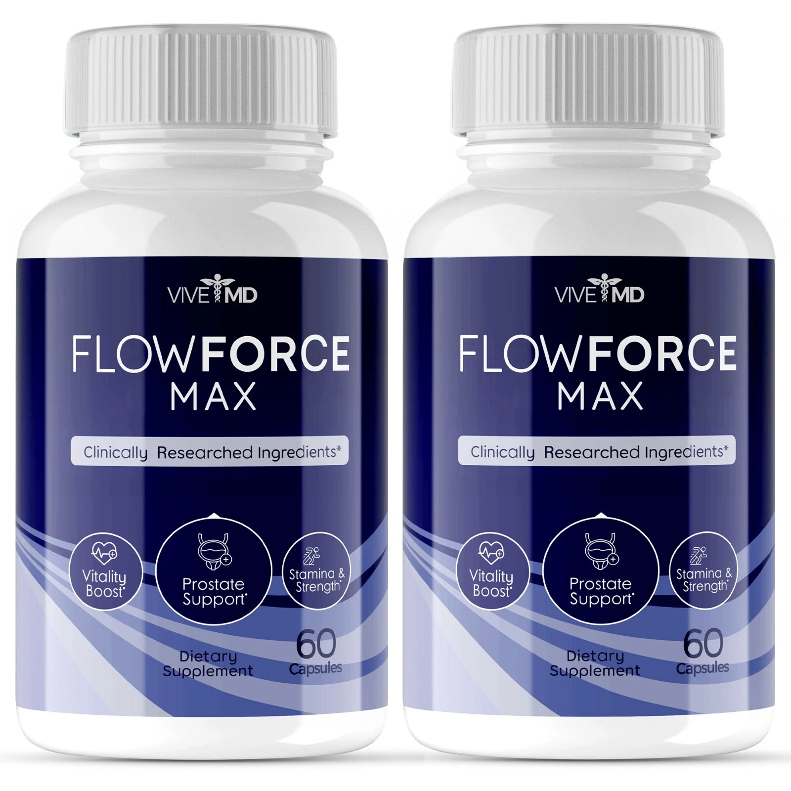 [176192899722] Flow Force Max Supplements Advanced Energy Pills Official Formula (2 Pack)