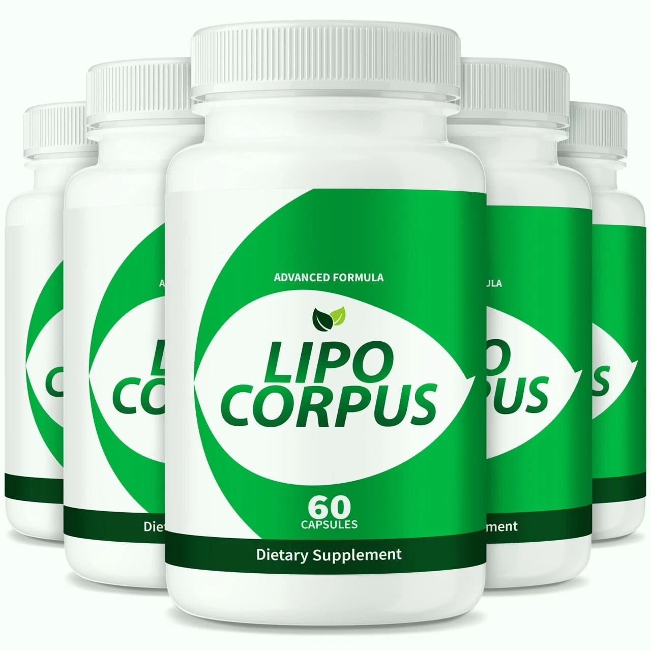 (5 Pack) Lipo Corpus Weight Loss Capsules, Digestive Support Pills