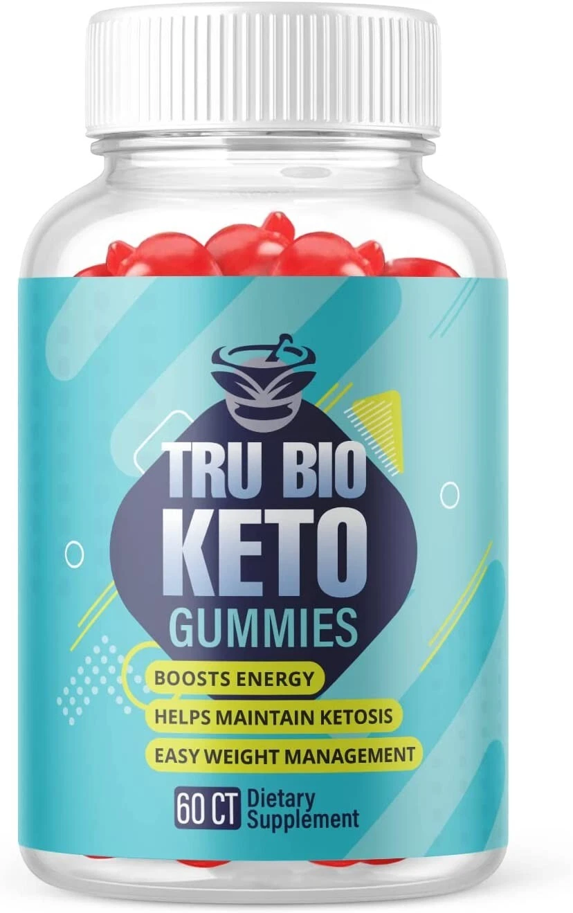 1 Pack - Tru Bio Keto ACV Gummies, Weight Loss, Appetite Suppressant-60 Gummies