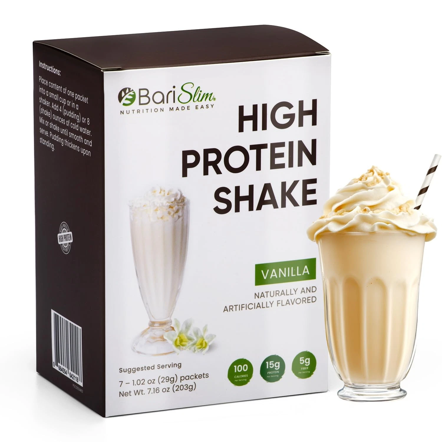 BariSlim High Protein Shake - Delicious & Nutritious Meal Replacement Shake -...