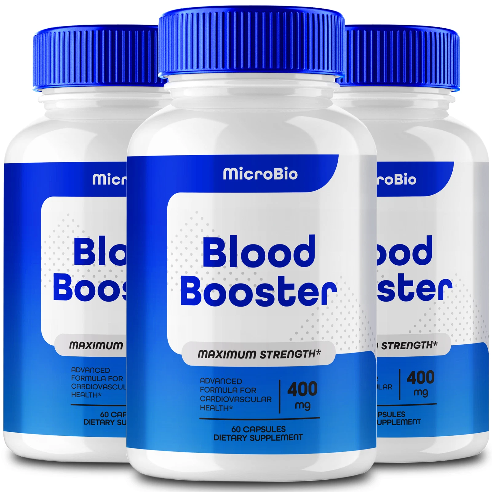 Microbio Blood Booster Maximum Strength Cardio Support Supplement (3 Pack)