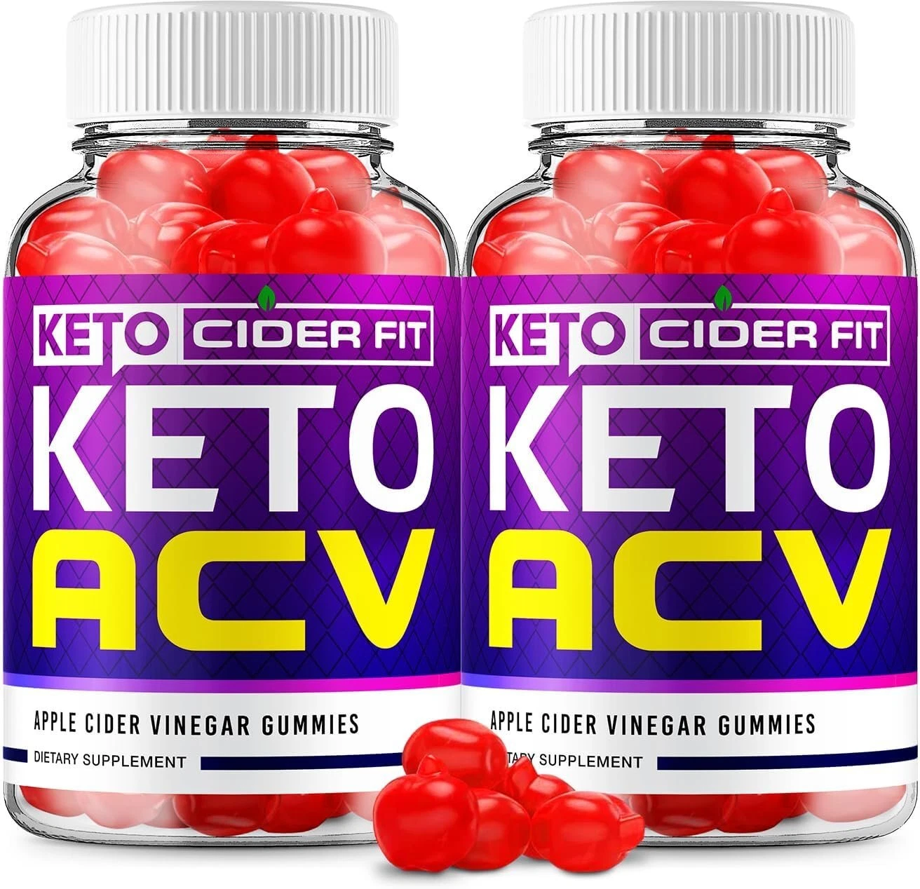 (2 Pack) Keto Cider Fit ACV Gummies - Official - Keto CiderFit ACV Advanced...