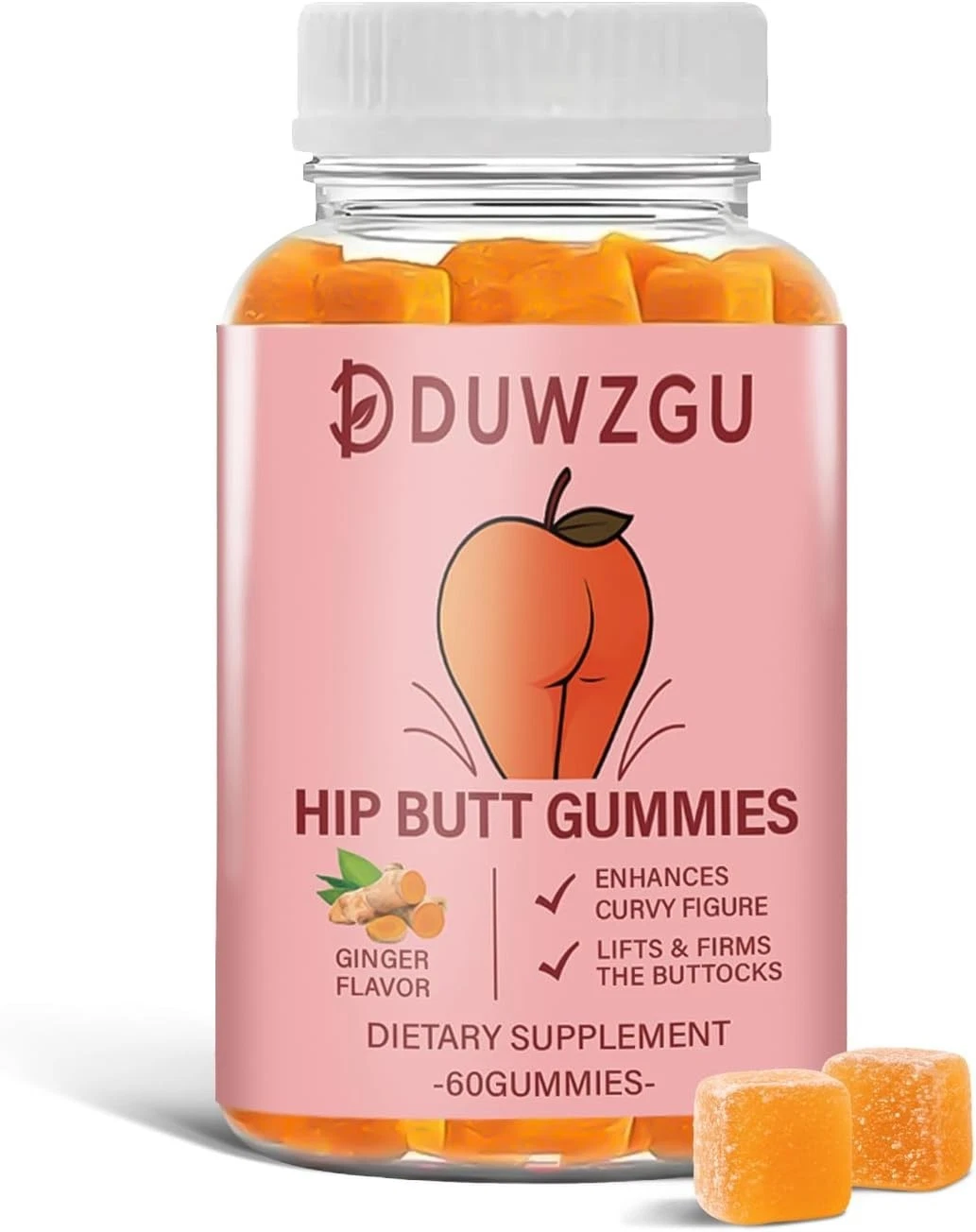 DUWZGU Bum Support Gummies for Women ~ Glute & Booty Enhancement Supplement