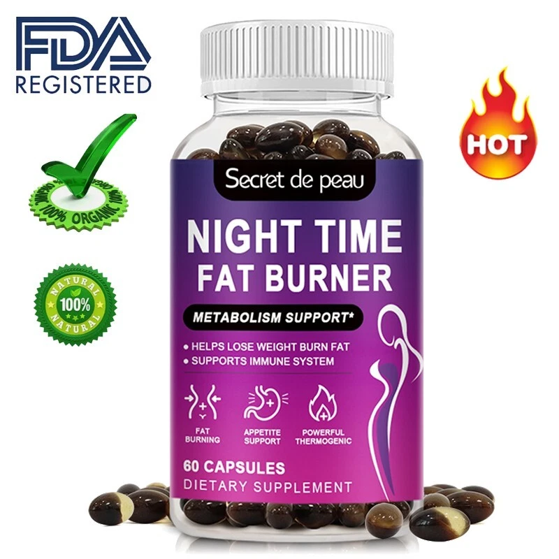 Night Time Fat Burner Supplement For Fat Burn Weight Loss Appetite Suppressant