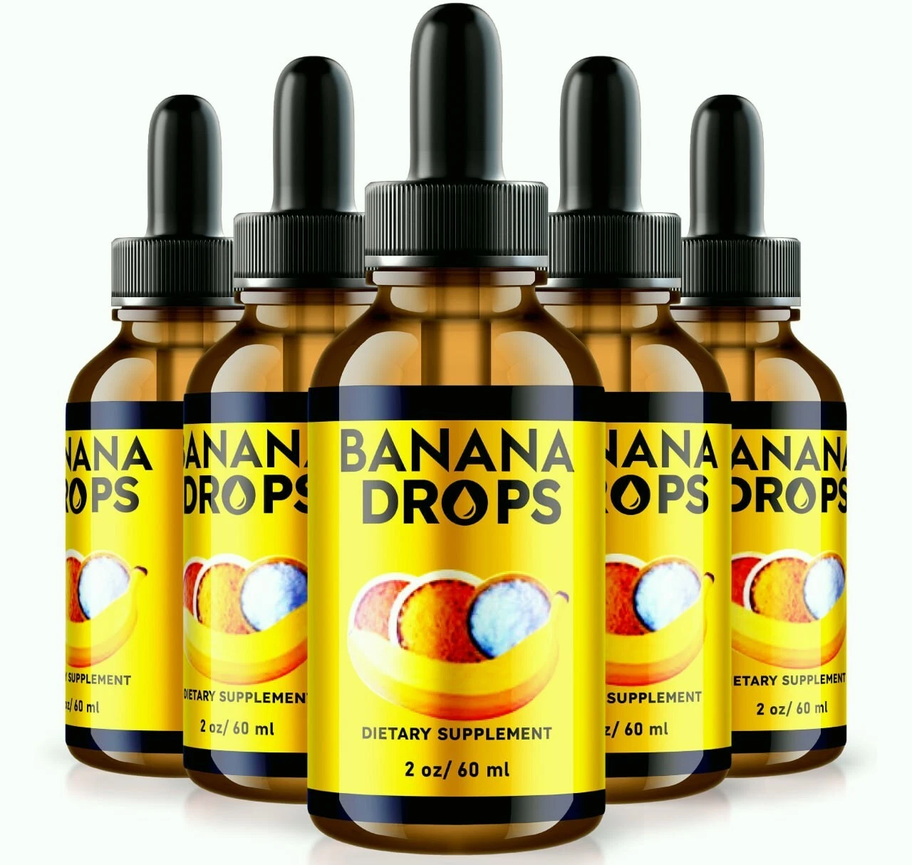 (5 Pack) Banana Drops to Accelerate Weight Loss and Maximize Fat Burning