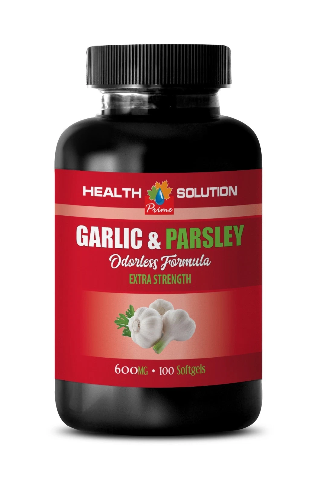 cardiovascular health - Garlic & Parsley 600mg - immune strengthening 1 Bottle