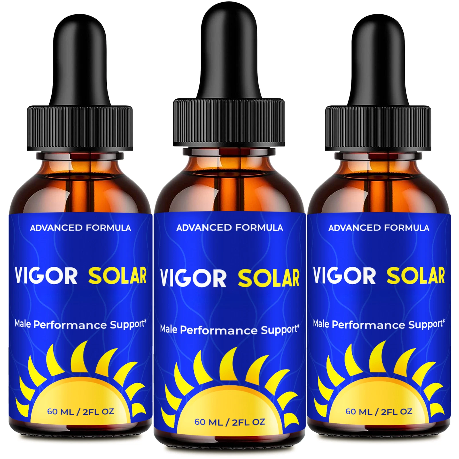 [177238189170] (3 Pack) Vigor Solar Drops for Men, Advanced VigorSolar Male Health Support