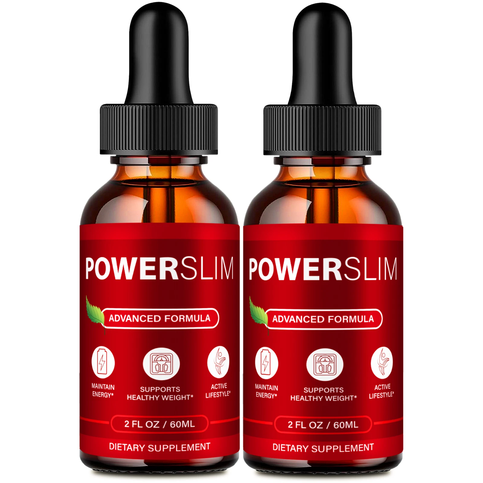(2 Pack) Powerslim Keto Drops, Power Slim Advanced Weight Loss Management Drops