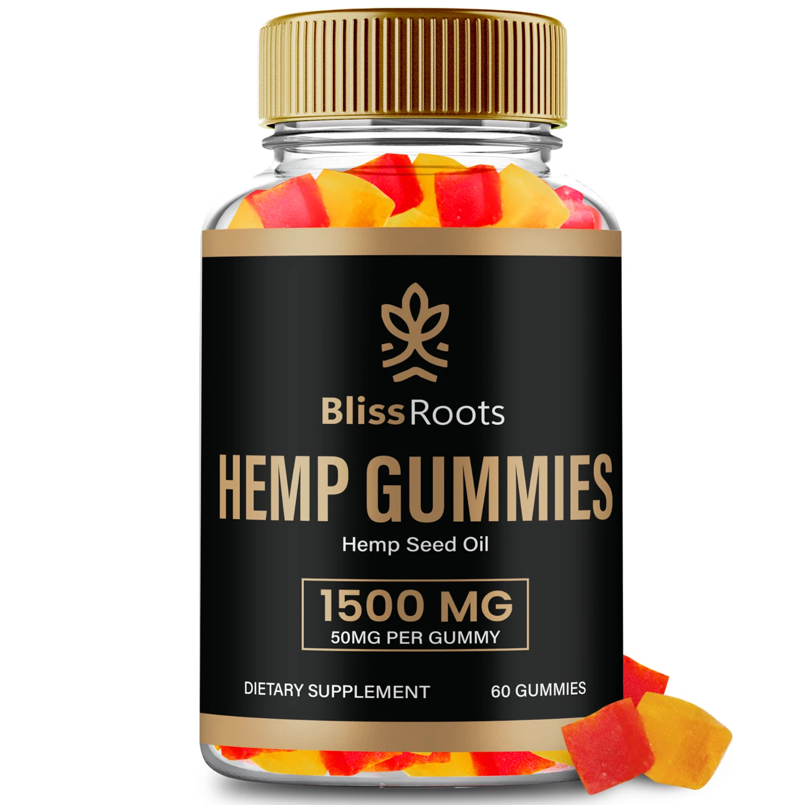 Bliss Roots Gummies - Health & Wellness Support Supplement Gummies 60ct