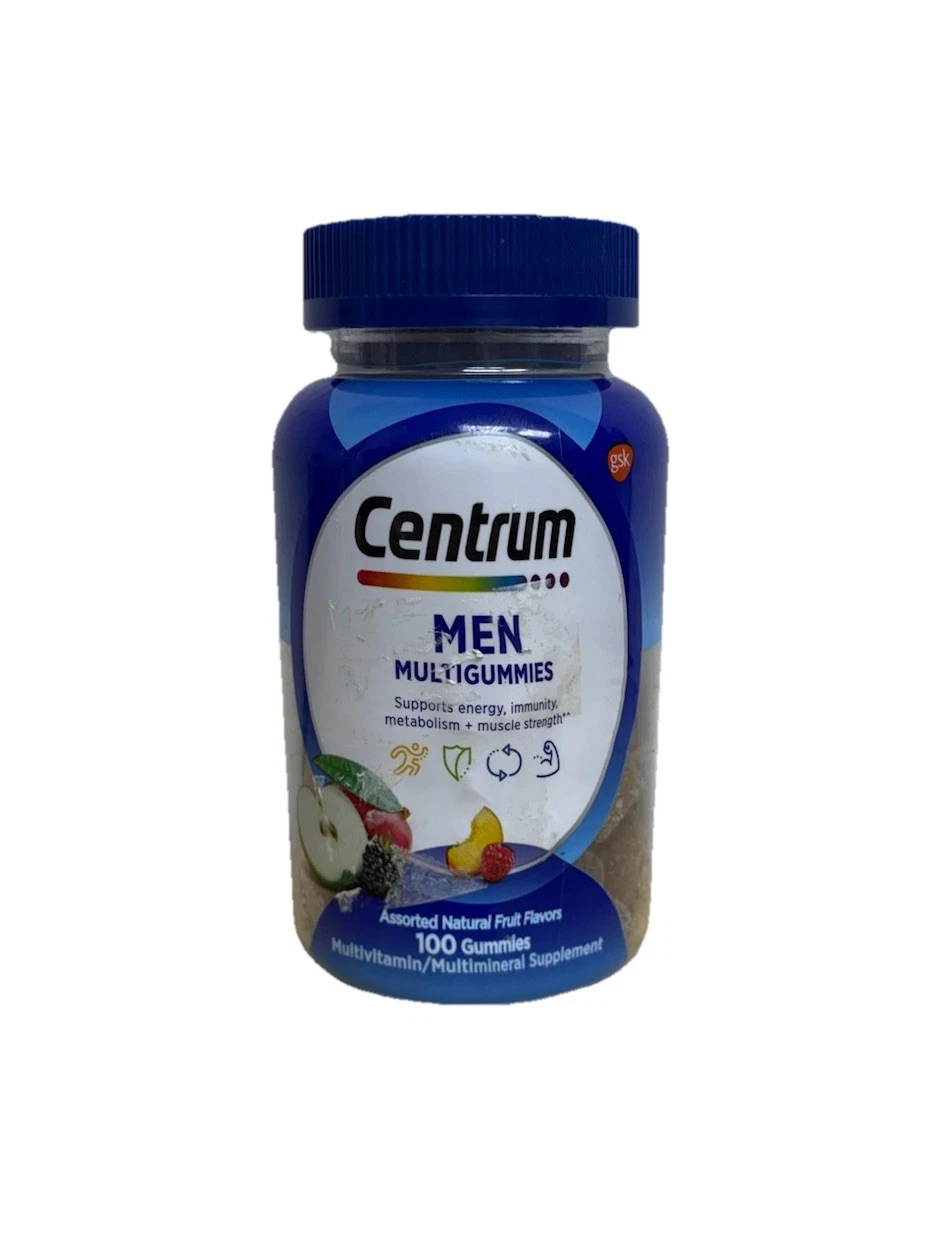 Centrum Men Multigummies Multivitamin/Multimineral Supplement - 100 Gummies