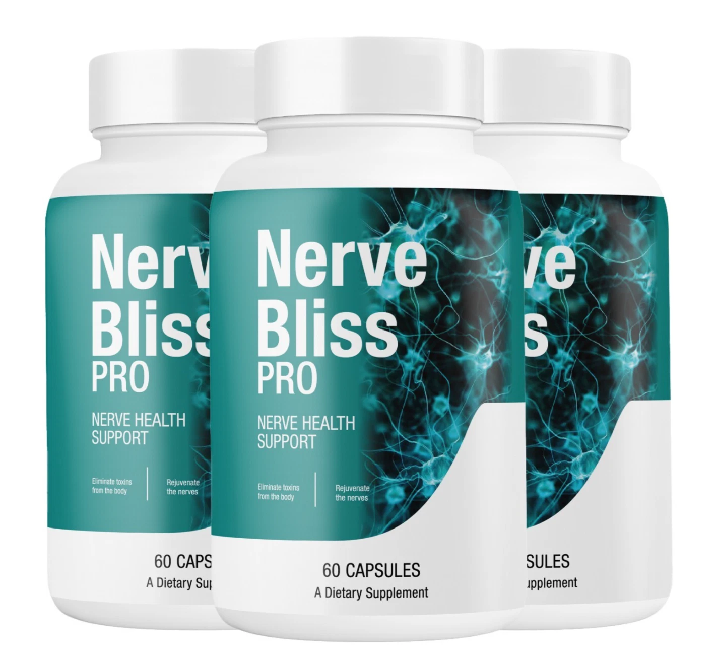 (3 Pack) Nerve Bliss Pro Capsules – NerveBliss Pro All Natural Glycogen Support