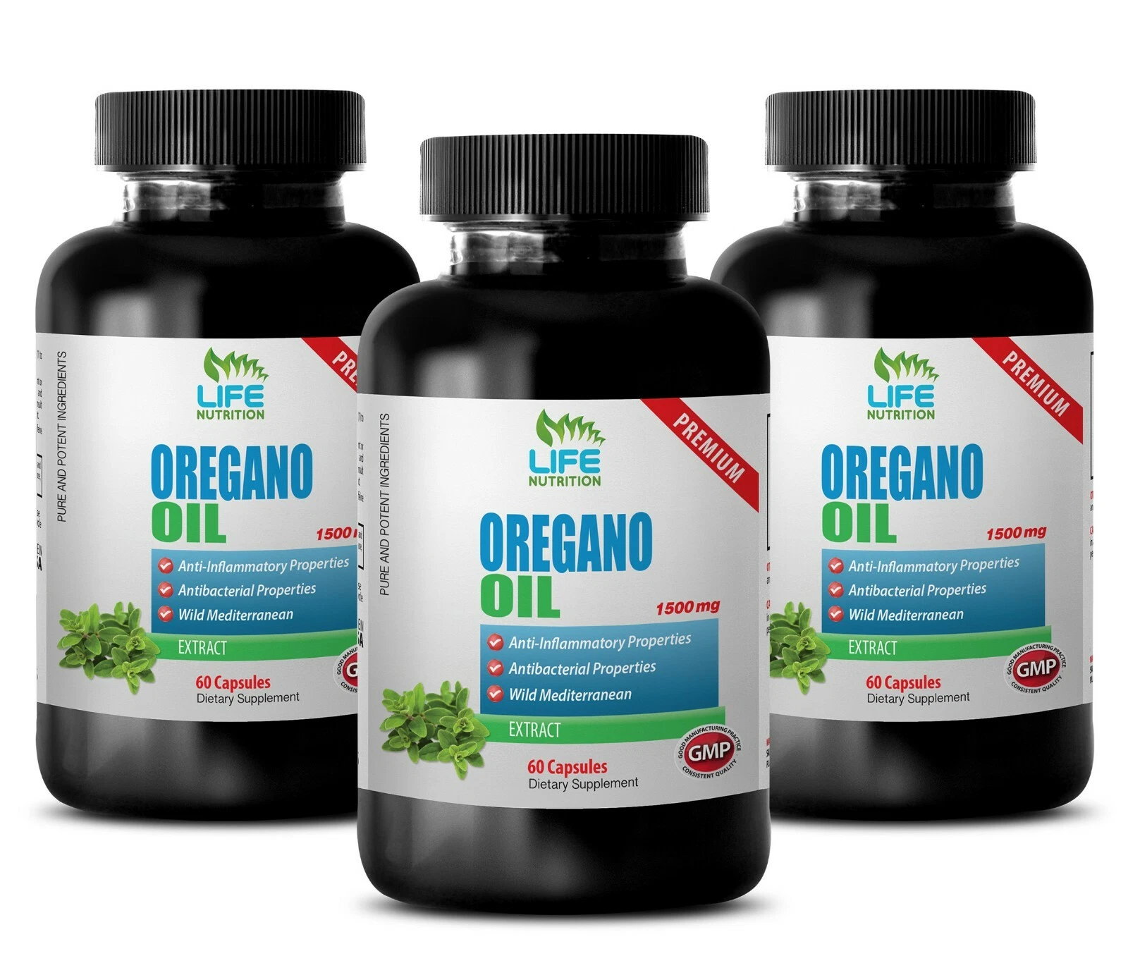 Oregano Oil Capsules - Oregano Oil 1500mg - Improve Overall Health 3B