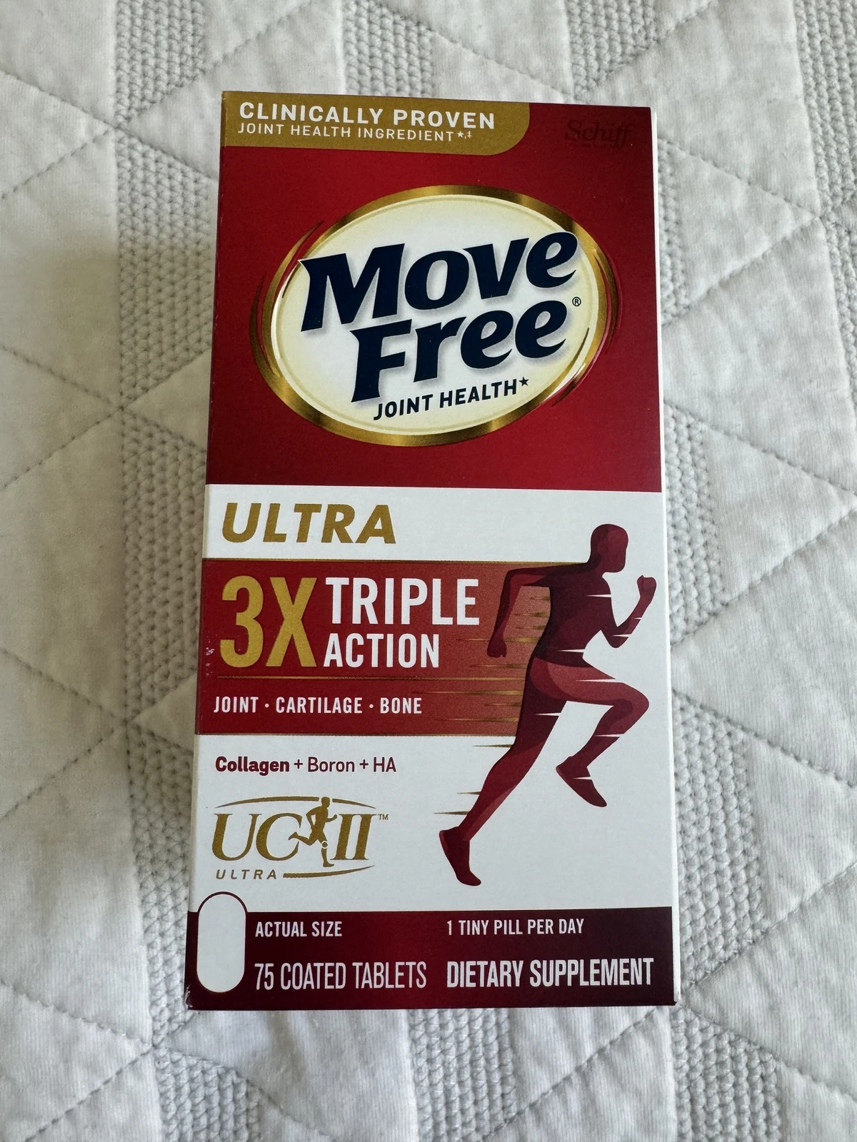 Move Free Ultra Triple Action Joint Health For Joint Cartilage Bone 37 Ct 10/27