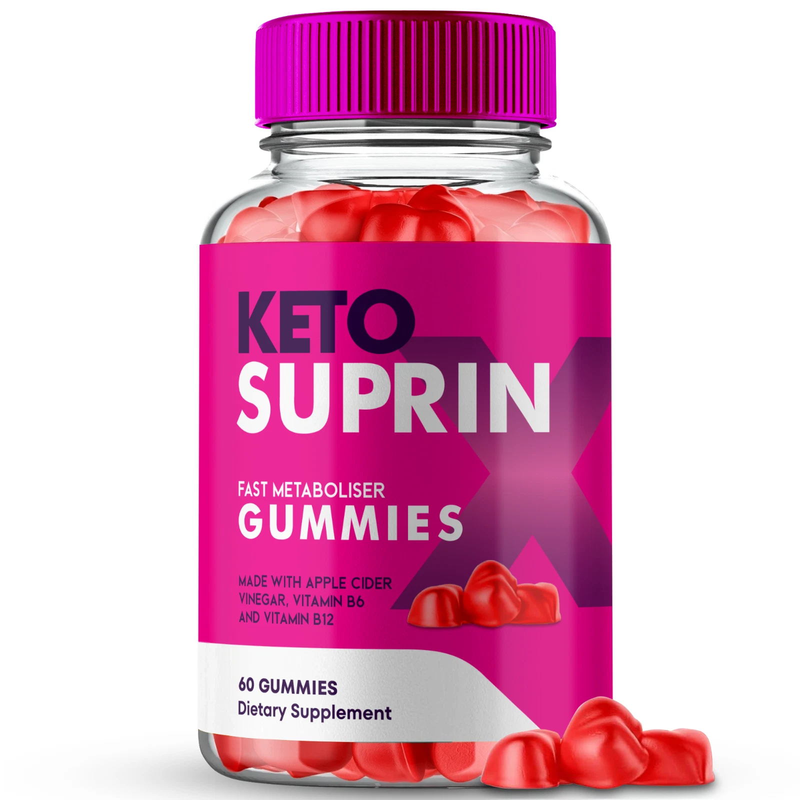 Keto Suprin Gummies, KetoSuprin ACV Gummies Weight Loss and Fat Burn 60ct