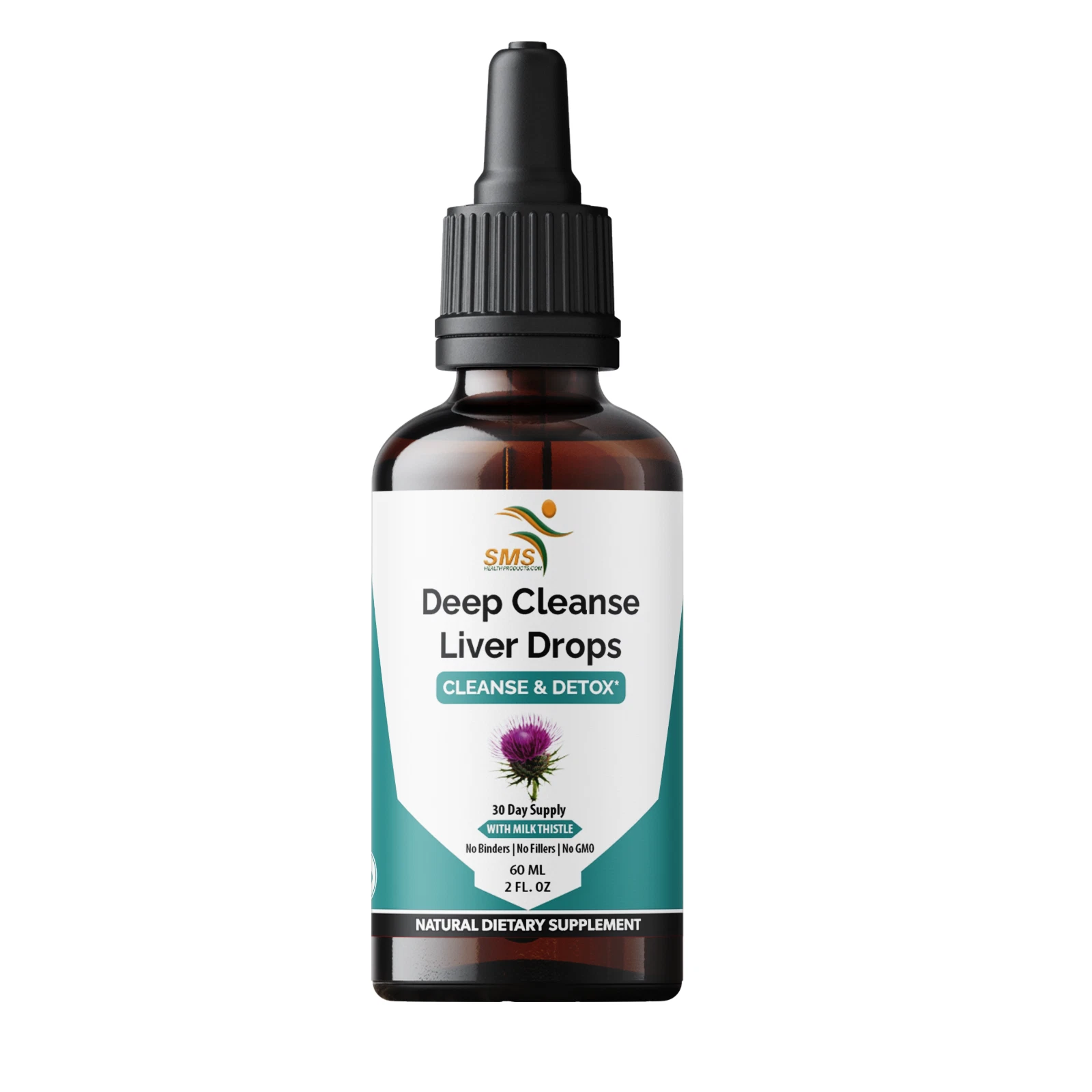 Deep Cleanse Liver Drops, Detox & Repair with Milk Thistle, Turmeric & Artichoke