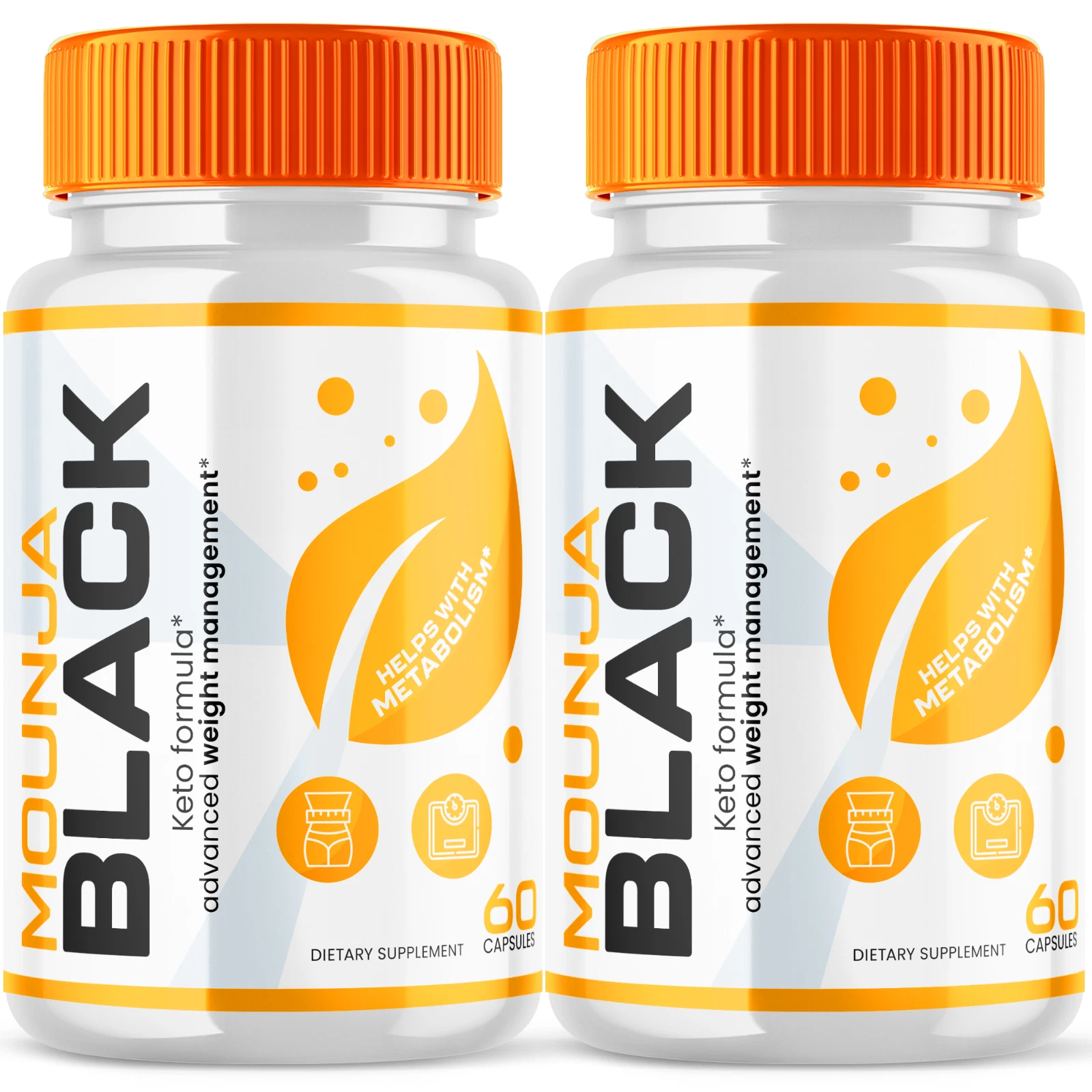 Mounja Black Advanced Formula Natural Energy & Fitness Support 120 Capsules