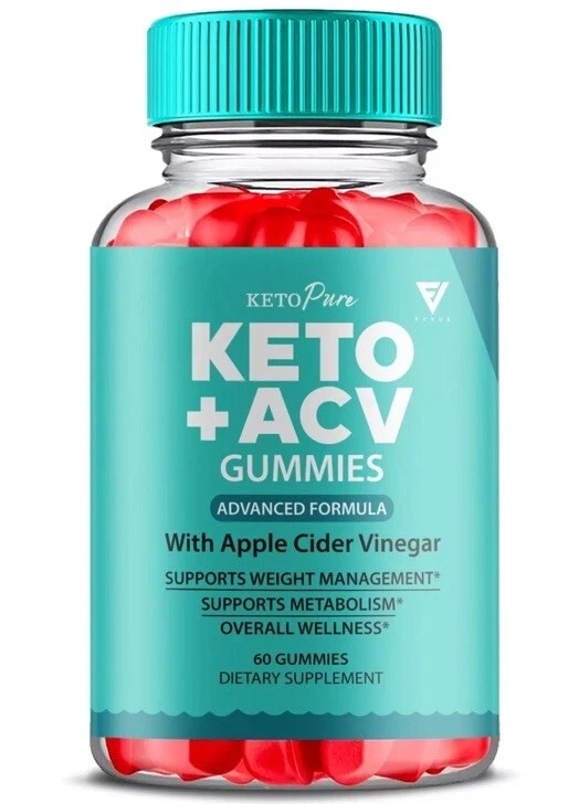 Keto Pure Keto + ACV Gummies Advanced Weight Loss Maximum Strength (60 Ct) 01/26