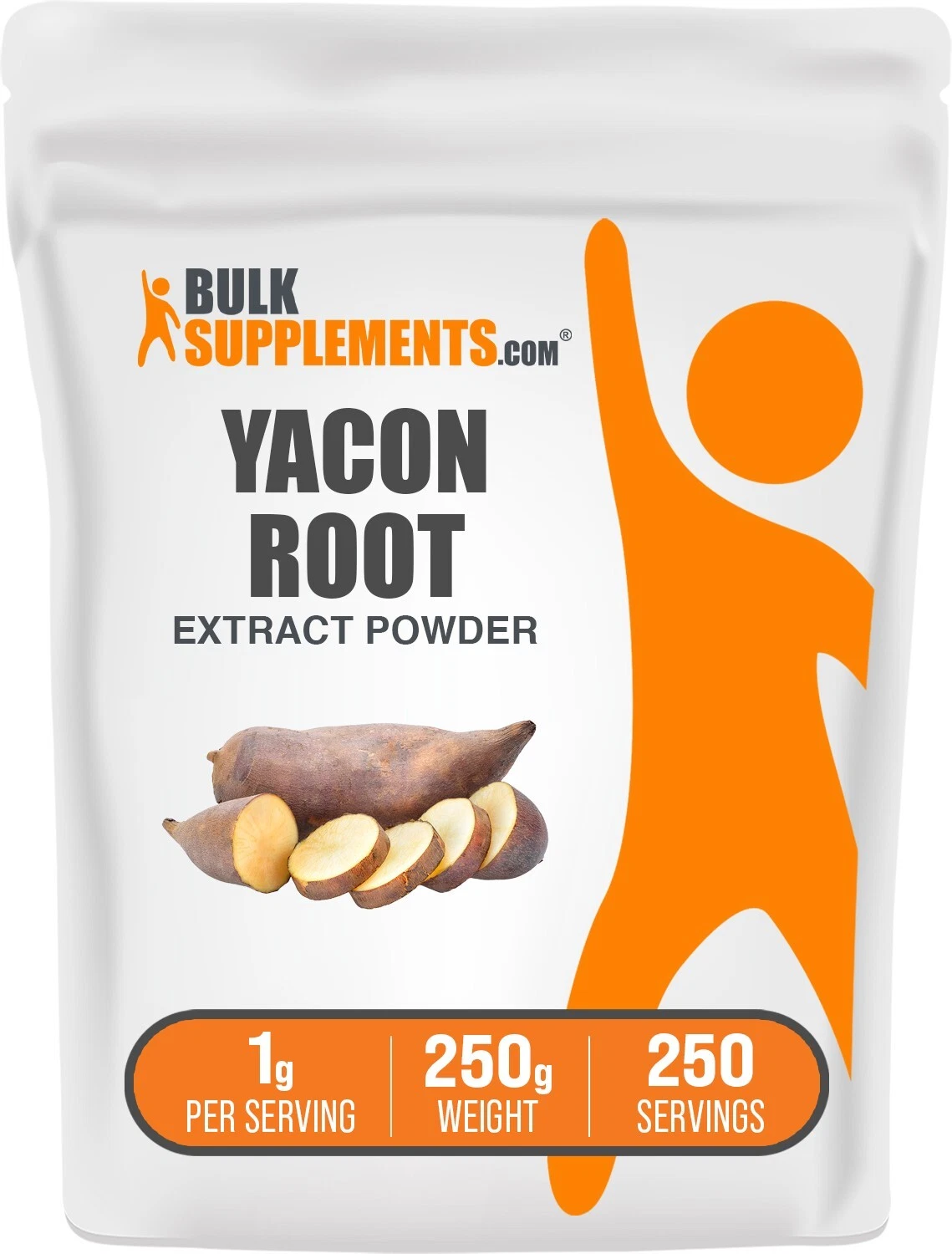 BulkSupplements Yacon Root Extract Powder 250g - 1 g per Serving
