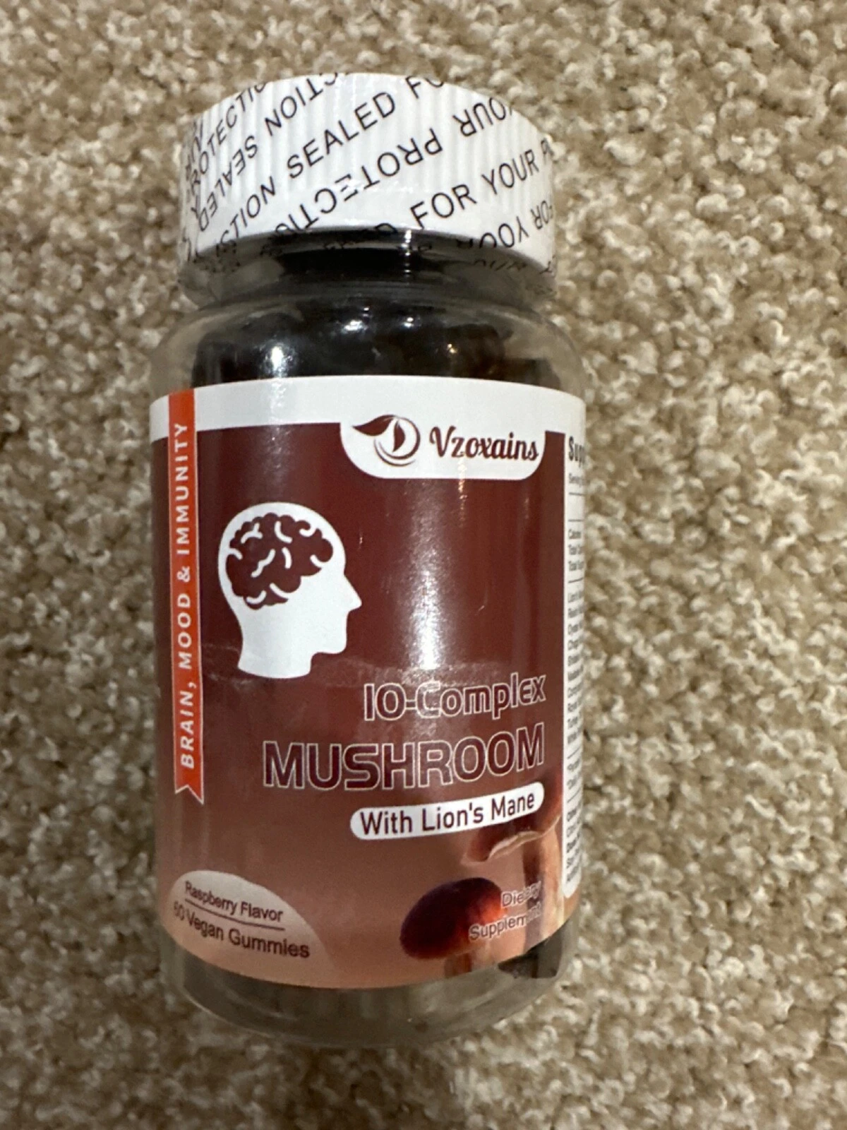 Vzoxains IO-Complex Mushroom with Lion’s Mane 60 gummies