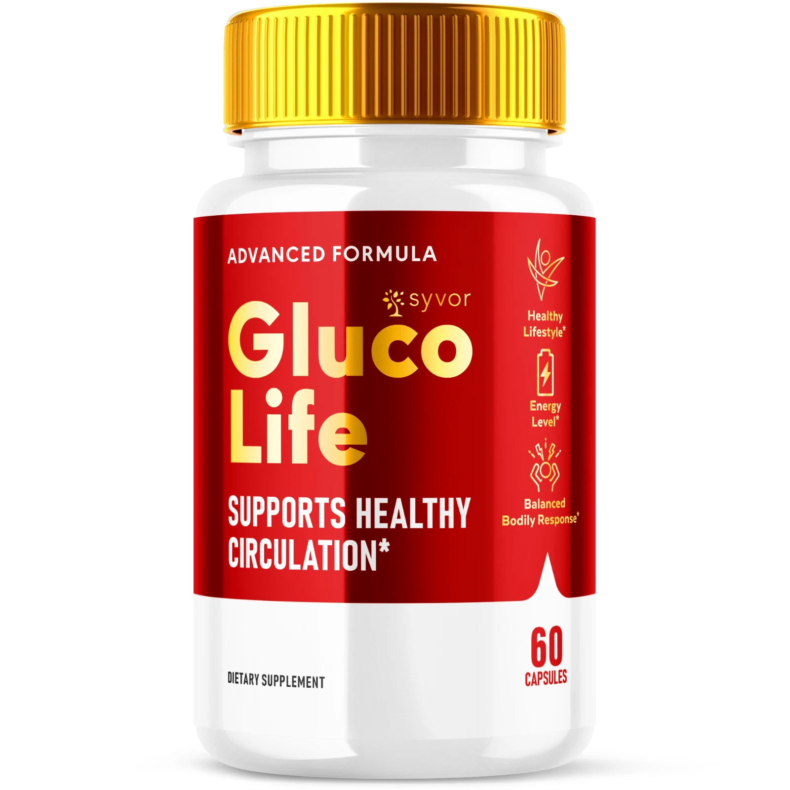 Gluco Life Advanced Formula Sugar Support Natural Glyco Supplement 60 Capsules