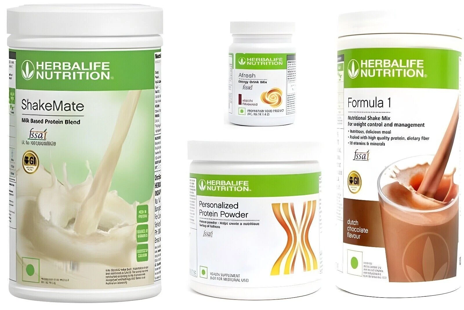 HERBALIFE Weight Loss Combo (Formula 1 Chocolate Flavor Pack of 4