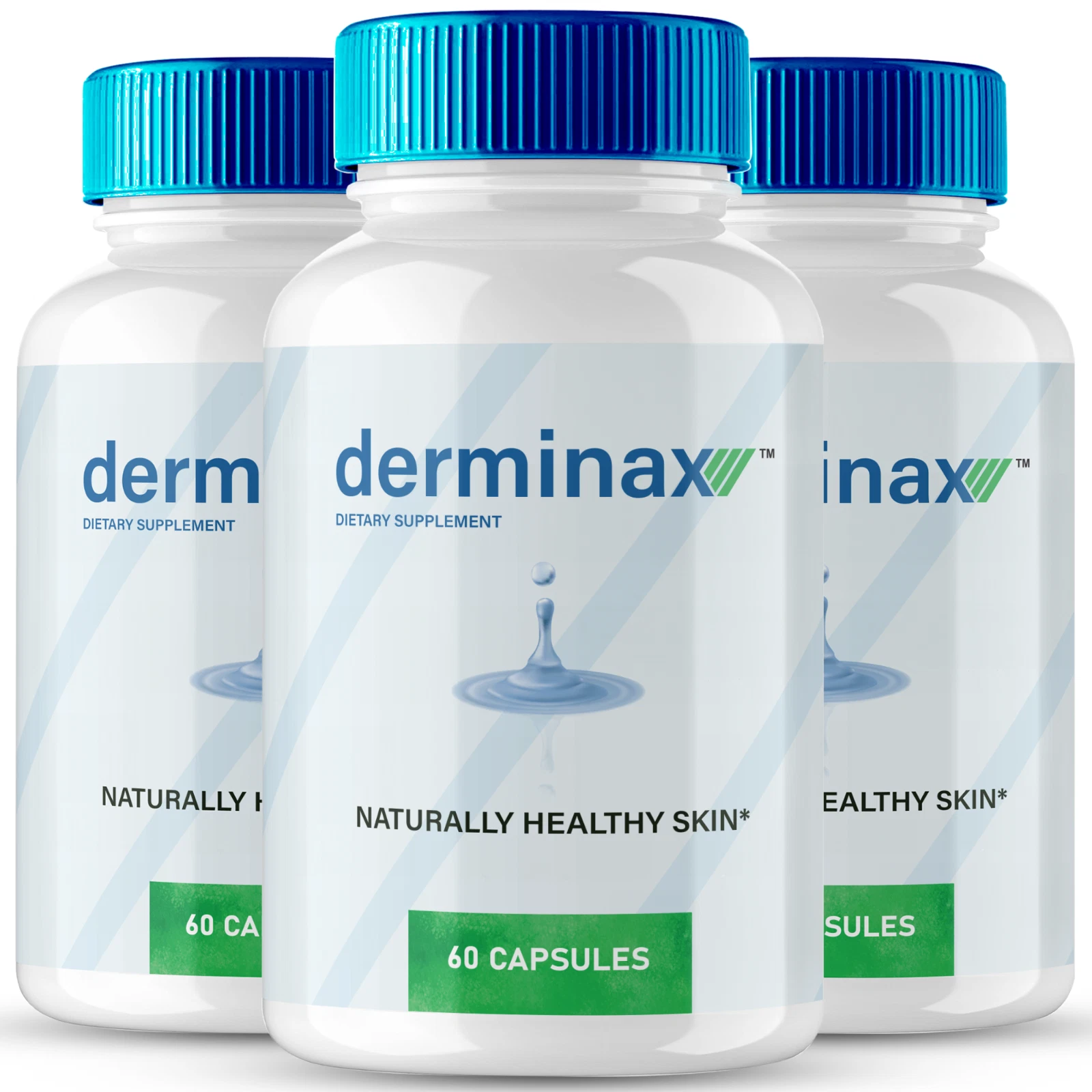 (3 Pack) Derminax Capsules - Supports Natural Healthy and Glowing Skin Pills